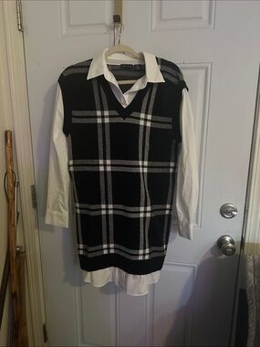 Adrienne Vittadini  sweater shirt dress